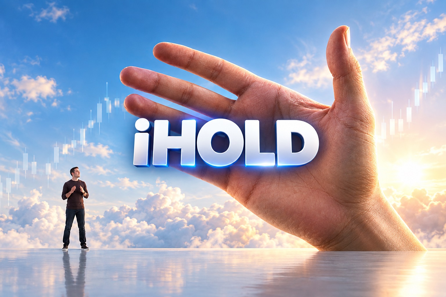 $iHOLD yacht hero Twitter post